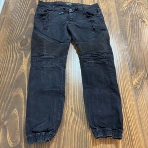 🖤‎ 7even Souls Black Jogger Pants Men's Size 42x32 Casual Streetwear
